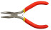 The pliers with elongated radio jaws 130 mm Polished.