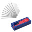 SK5 10 pcs Standard Blades for Universal Knife in a professional case WP213002 WORKPRO
