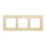 3-post frame, natural glass (cream) LK80
