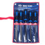 200 mm file set, two-component handles, 5 pieces KING TONY 1005GQ