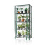 Greenhouse greenhouse on the windowsill Geoplastboard 46x24x100 cm 4 shelves color green