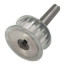 Lower pulley with shaft SHNV-20 for sandblasting