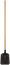 Shovel, flat, with wooden handle 225x270x1430 mm