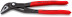 KNIPEX COBRA® ES клещи переставные с фиксатором, особо тонкие, 32 мм (1 1/4"), под ключ 34 мм, L-250 мм, серые, 1-к ручки