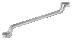 Изогнутый накидной ключ, 1/2-9/16