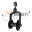 Hanging mounting roller RMP-100K (for aerial mounting of a cable with a diameter of up to 100 mm, load up to 200 kg, suspension - on MALIEN hooks