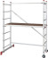 Aluminum tower-tour, 2 sections x 7 steps, weight 14.7 kg