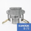 Камлок тип B-075 3/4" (20 мм), алюминий, 1 шт