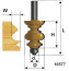 Edge shaped milling cutter f38,1x38mm xv 12mm