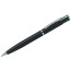Berlingo "Silver Standard" ballpoint pen blue, 0.7 mm, black body, rotatable, ind. pack.