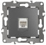Розетка ЭРА Серия 12 12-3107-12 информационная RJ45 IP20 графит