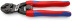 KNIPEX CoBolt® bolt cutter, spring, with recess, L-200 mm,cut: hole. soft. Ø 6 mm, cf. Ø 5.2 mm, TV. Ø 4 mm, royal. string Ø 3.6 mm, black, 2-k handles
