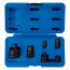 A set of drum adapters 1/4", 3/8", 1/2", 3/4", 6 items, KING TONY 786P06 briefcase