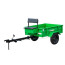 Small single-axle trailer cart, Aurora TPM1-121, folding, 300 kg