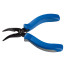 Pliers, 125 mm thin-nosed, mini, curved KING TONY 6334-05
