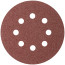 Perforated abrasive grinding wheels on a pile basis for "Velcro" (P24, 125 mm, 5 pcs.), CUTOP Profi
