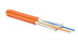 FO-DT-IN-62-2- LSZH-OR Fiber optic cable 62.5/125 (OM1) multimode, 2 fibers, dense buffer coating (tight buffer), for internal laying, LSZH, ng(A)-HF, -40°C - +70°C, orange