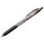 Automatic gel pen Crown "Quick Dry" black, 0.5mm, grip, with quick-drying ink