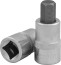 S09H412 1/2" DR end nozzle with hex bit insert, H12. 55 mm