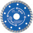 Диск отрезной алмазный "турбо" (сухая и влажная резка) 115 х 1,9 х 7 х 22,2 мм