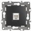 Розетка ЭРА Серия 12 12-3107-05 информационная RJ45 IP20 антрацит