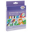 Felt-tip pens-double-sided Gamma "Kid", 08cv., thickened, washable, cardboard. package, European weight