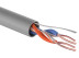 Twisted pair copper-plated U/UTP cable, category 5e, PVC, 2PR, 24AWG, internal, grey, 305 m ProConnect