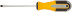 Screwdriver "Start", CrV steel, rubberized handle 5x100 mm SL