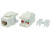 KJ8-8P8C-C5e-180-WH Вставка Keystone Jack RJ-45(8P8C), категория 5e, тип 180 градусов, белая