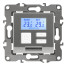 12-4111-03 ERA Thermostat universal 230V-Imah16A, IP20, Era 12, aluminum