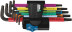 967/9 TX Multicolour HF TORX® 1 Набор Г-образных ключей с функцией фиксации крепежа, TX 8 - TX 40, 9 предметов