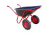 Industrialist 2-wheel anti-shock reinforced wheelbarrow, 110 liters (air wheel)