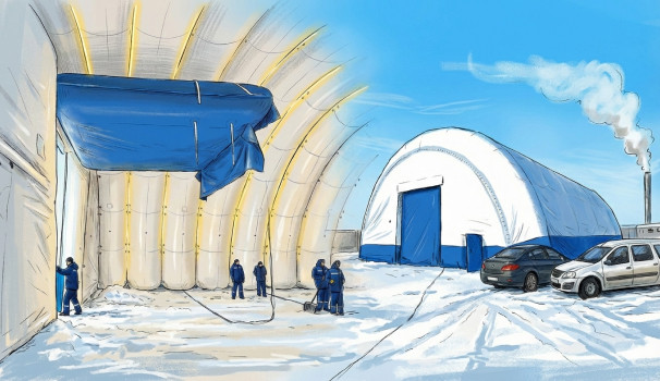 Быстровозводимые пневмокаркасные ангары: эффективное решение для бизнеса!