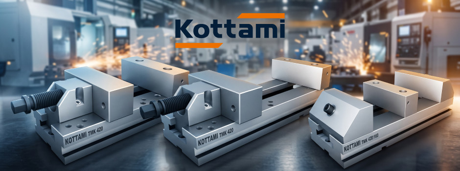 Прецизионные станочные тиски ТМК от Kottami: бескомпромиссная точность и новые возможности для вашего производства!