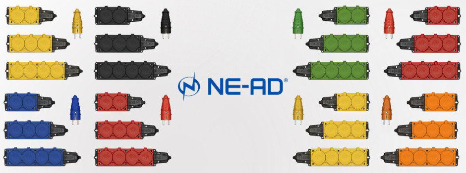NE-AD представляет расширенную цветовую гамму силовых разъемов для любых условий эксплуатации!
