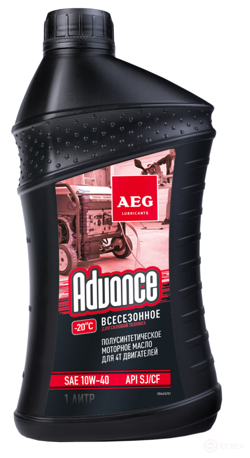 AEG Advance SAE 10W40 API SJCF Масло 4Т п/с, 1 л