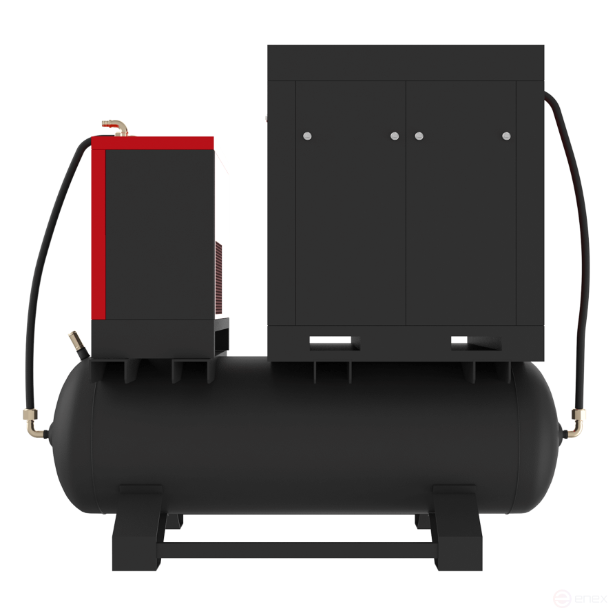 Screw compressor 3 in 1 (compressor + receiver + dryer): HRS-941300TD5