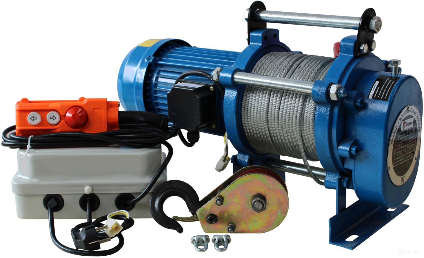 Electric traction stationary winch Shtapler KCD (J) 500/250kg 30/60m 220V