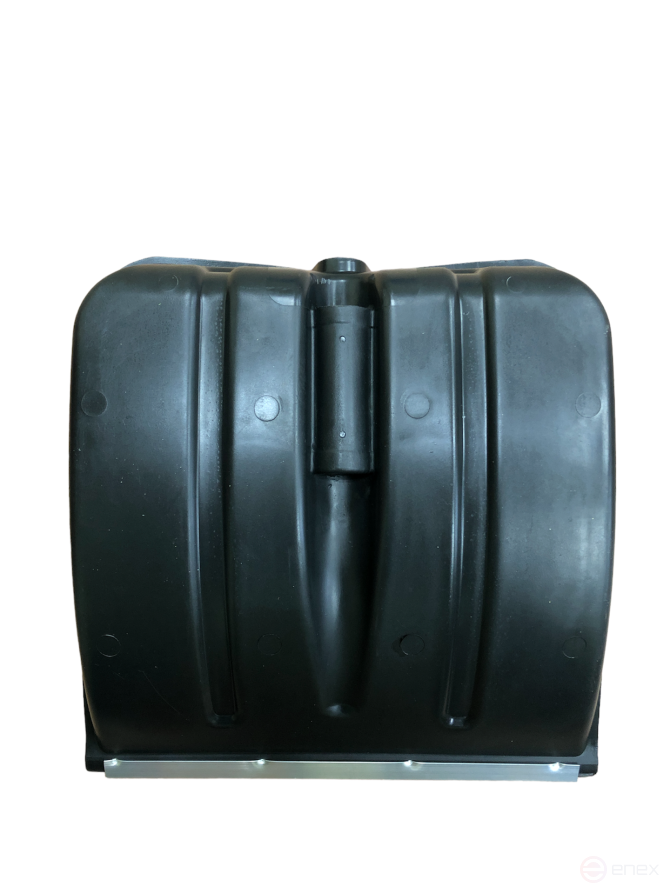 Snowball shovel with aluminum bar (380x380), D=32