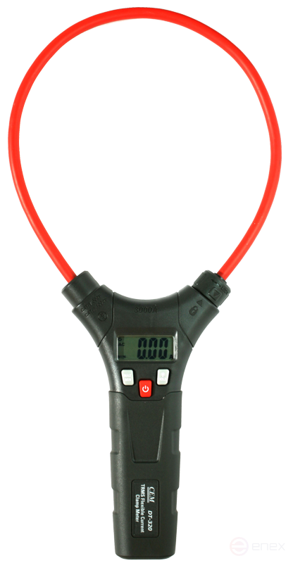 Electric measuring pliers flexible current loop DT-320 CEM