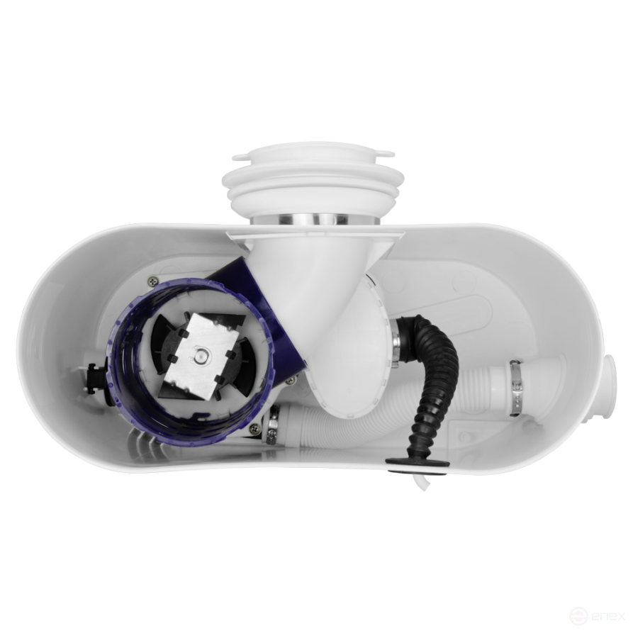 STP-400 ЛЮКС, Туалетный насос измельчитель JEMIX. Макс. Производ. до 145 л/мин. Мощн. 400 Вт. Угольный фильтр.