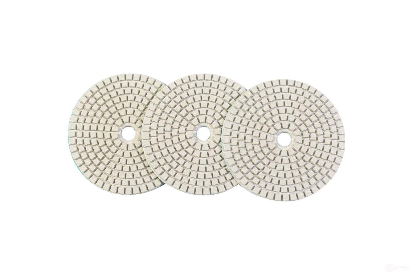 Алмазный гибкий шлифовальный круг Skole АГШК 100 мм (черепашка) Р300 (10шт/уп) DCH1-0300