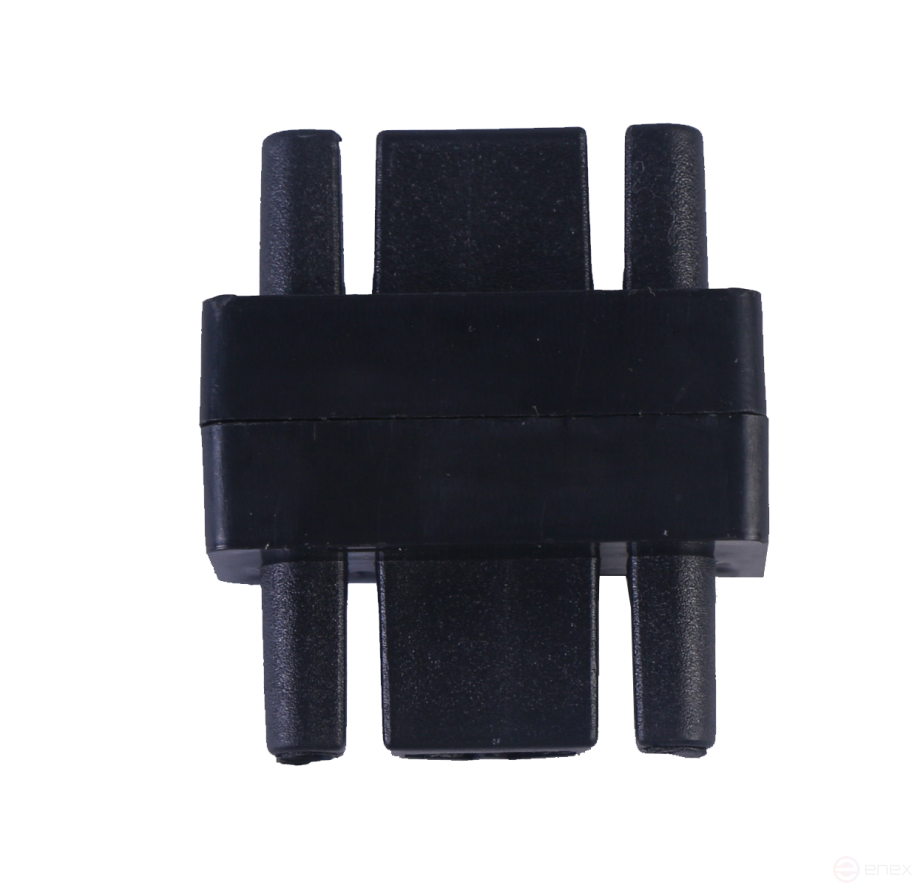 Коннектор шинопровода прямой SC-B-TL черный серии TOP-LINE IN HOME