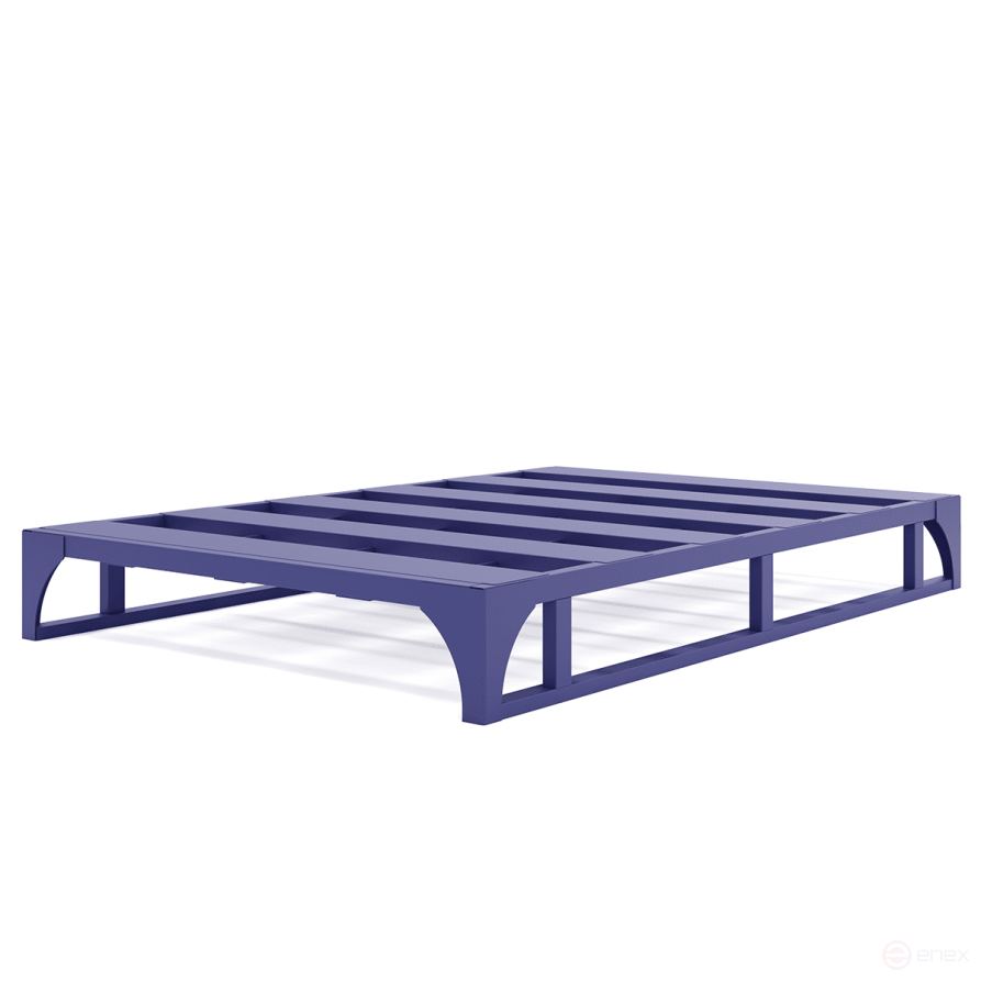 Metal frame pallet, lightweight PMK- O Fin (1000x1200x150mm)