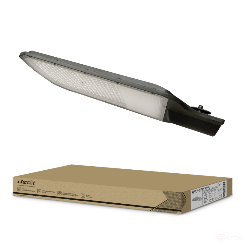 Outdoor lensed LED Lamp DKU-2L 175W 230V 5000K 21875Lm 125lm/W 48-70mm IP65 NEOX