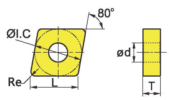 Пластина CNMG120408-MM HN4011