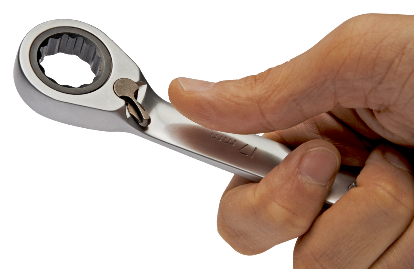 Combination key with ratchet, 24mm