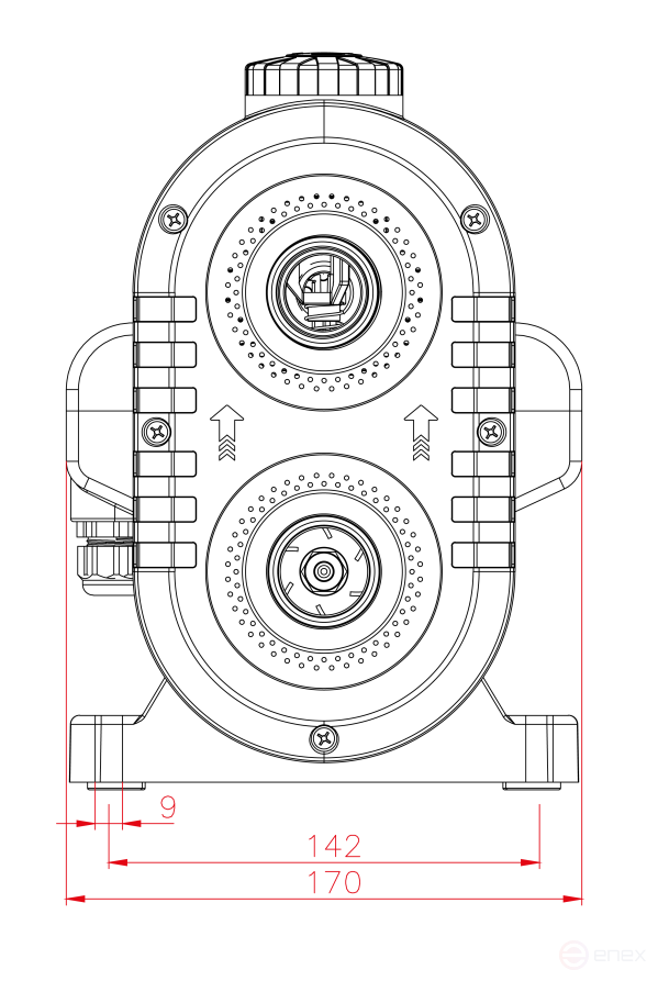 НС-СМАРТ-77-45, Автоматическая насосная станция JEMIX, 650 Вт, крыльчатки из нерж. стали, JEMIX