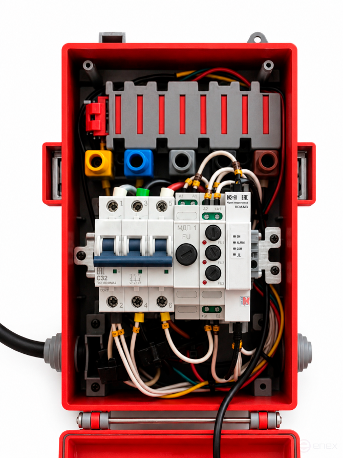 KSM-M3 Multipoint Electricity Monitoring Device-1-2-1- 50A-380V-3-2