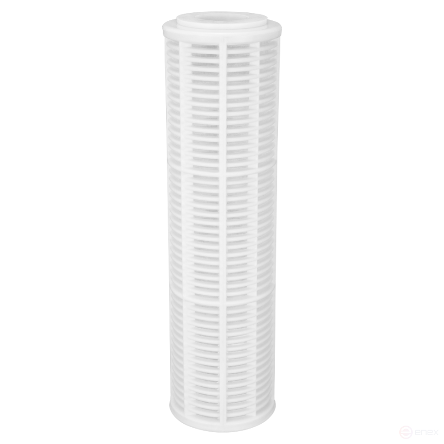 А-10, Картридж для механической очистки воды АКВАБРАЙТ АКВА NET, 70 микрон, SLIM LINE 10 дюймов.